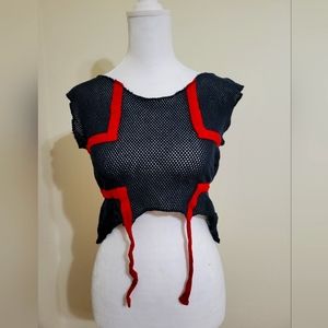 Goth/Rave Fishnet top - Vintage